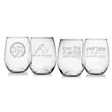 Load image into Gallery viewer, Wine Essentials - Assorted Set of 4 Wine Glasses
